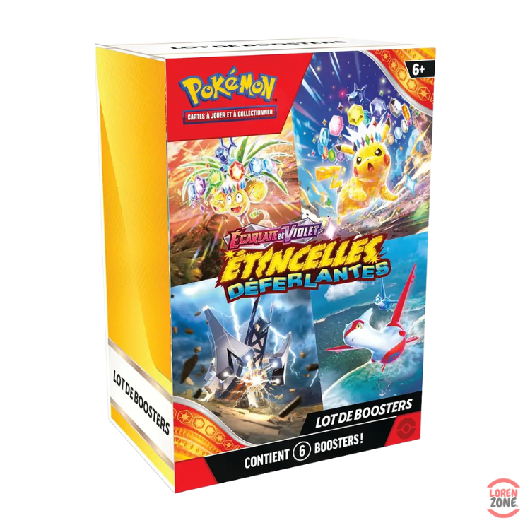 Pokémon — Bundle de 6 boosters Étincelles Déferlantes